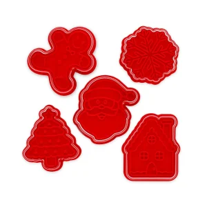 Set de 5 moldes para Galletas - Navidad